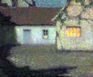 The Courtyard of the House in the Moonlight Gerberoy